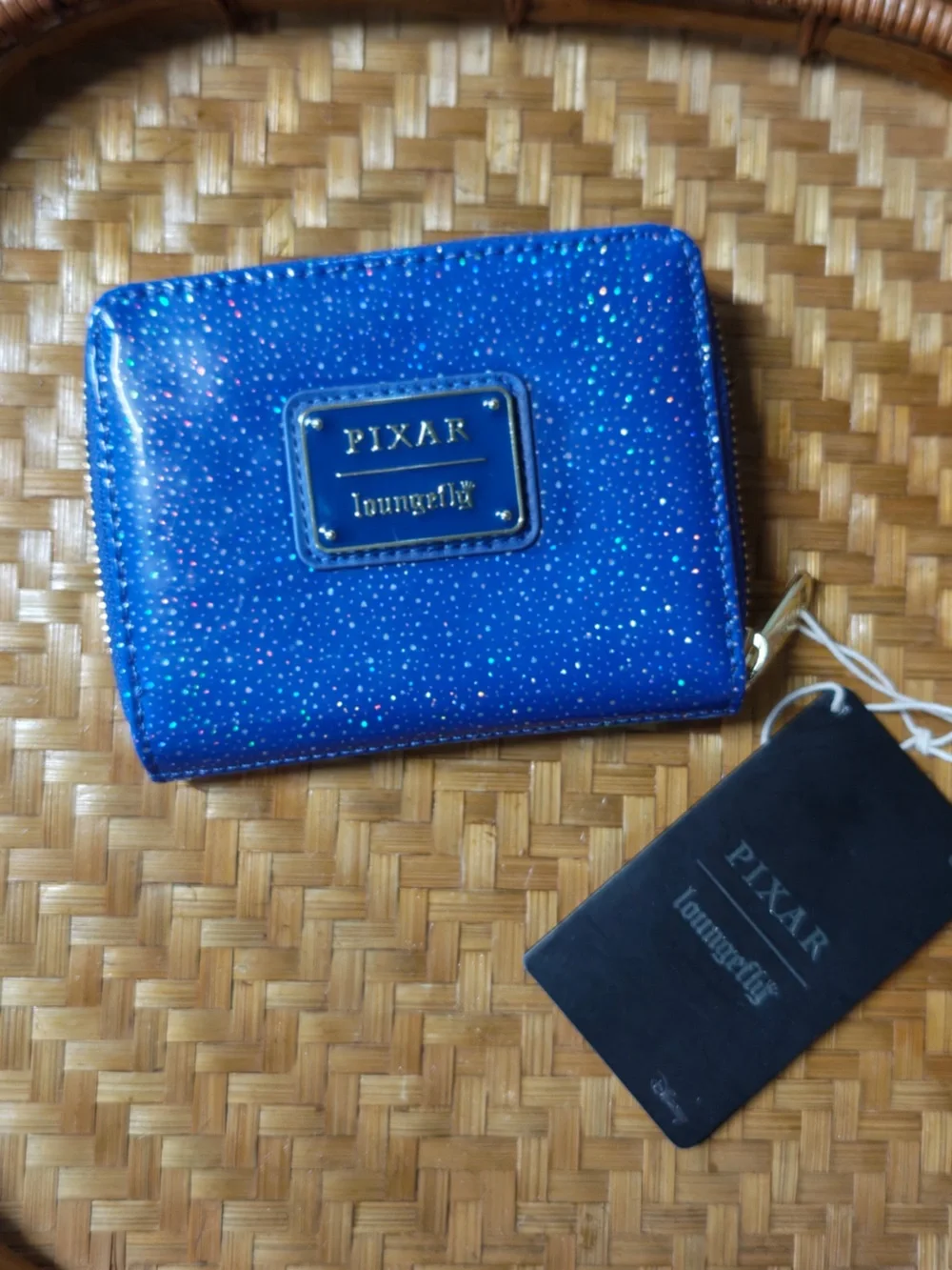 Loungefly Blue Elephant Bubble Zip Wallet